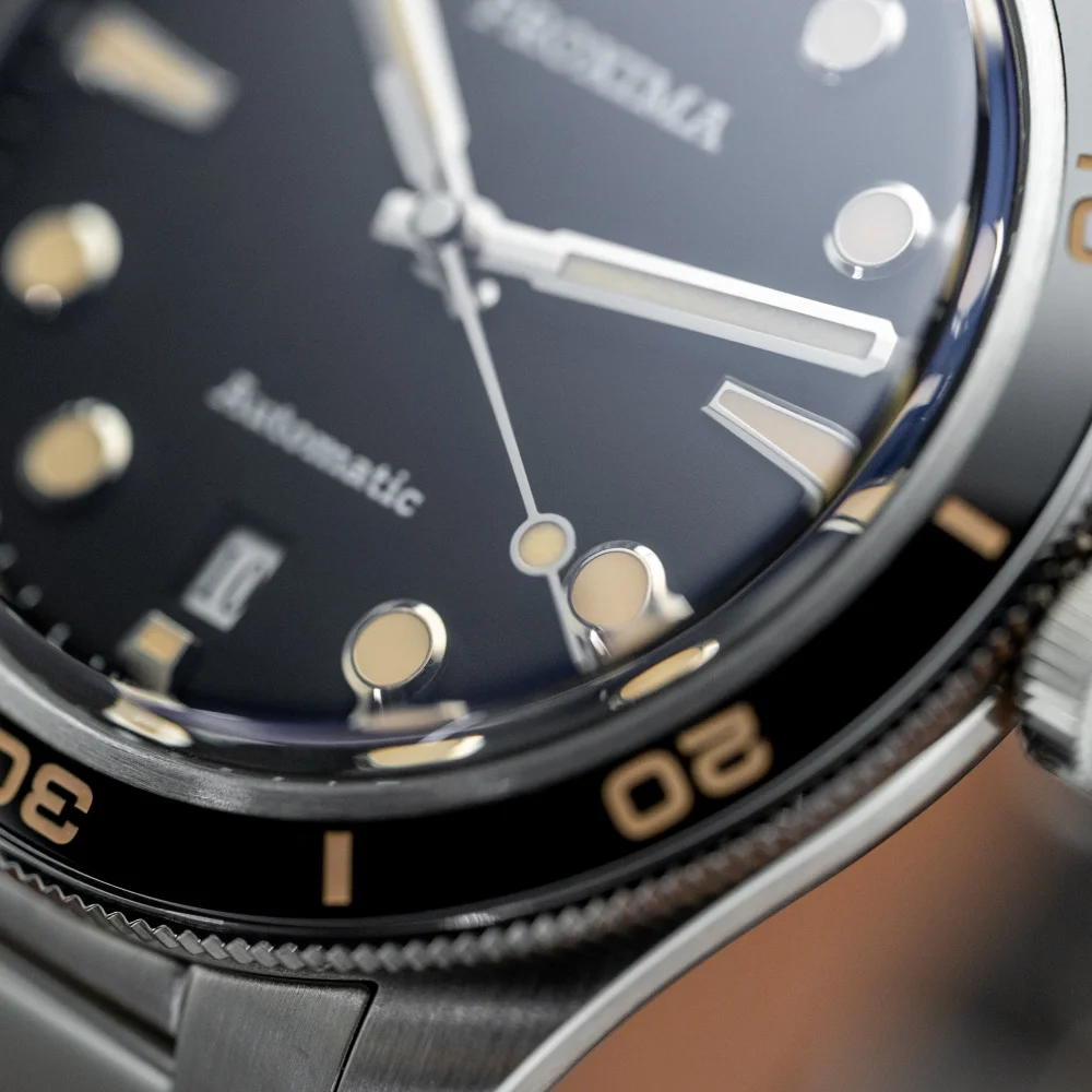 Proxima PX1697-1AB Men's Luxury Watch Business Waterproof Stainless Steel Automatic Enamel Black Male Clock Reloj Hombre - Image 7