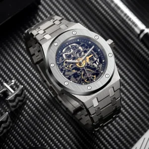 FEICE Automatic Mechanical Luxury Watch Men Top Brand Stainless Steel Watch Luminous Waterproof Watch for Men feice Skeleton 019