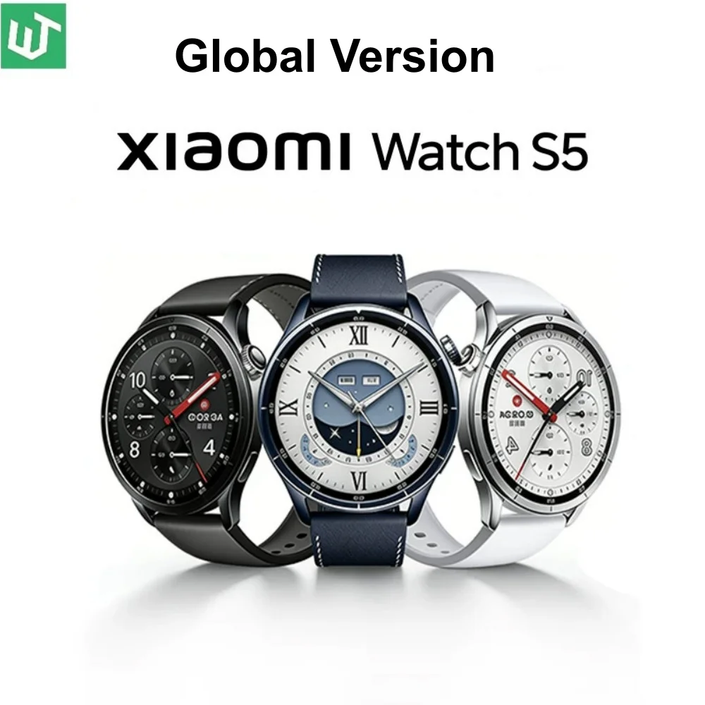 Global Version Xiaomi Watch S5 Smartwatch 1.48″ AMOLED Screen 21 Days Battery Life All Day Health Monitoring 150+ Sports Modes