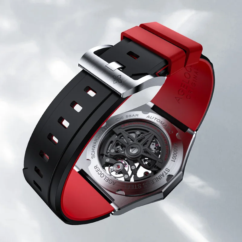 AGELOCER Original Schwarzwald Watch Men's Sports Hollow Luminous Automatic Mechanical Watch Birthday Gift for Men - Image 6