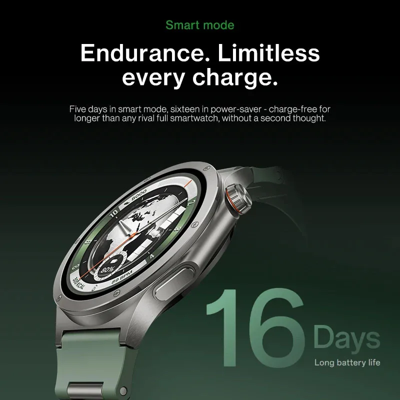 OnePlus Watch 4 Smart Watch Global Version Snapdragon W5 Processor 1.50'' AMOLED Display Up to 16 Days of Battery Life Wear OS - Image 8