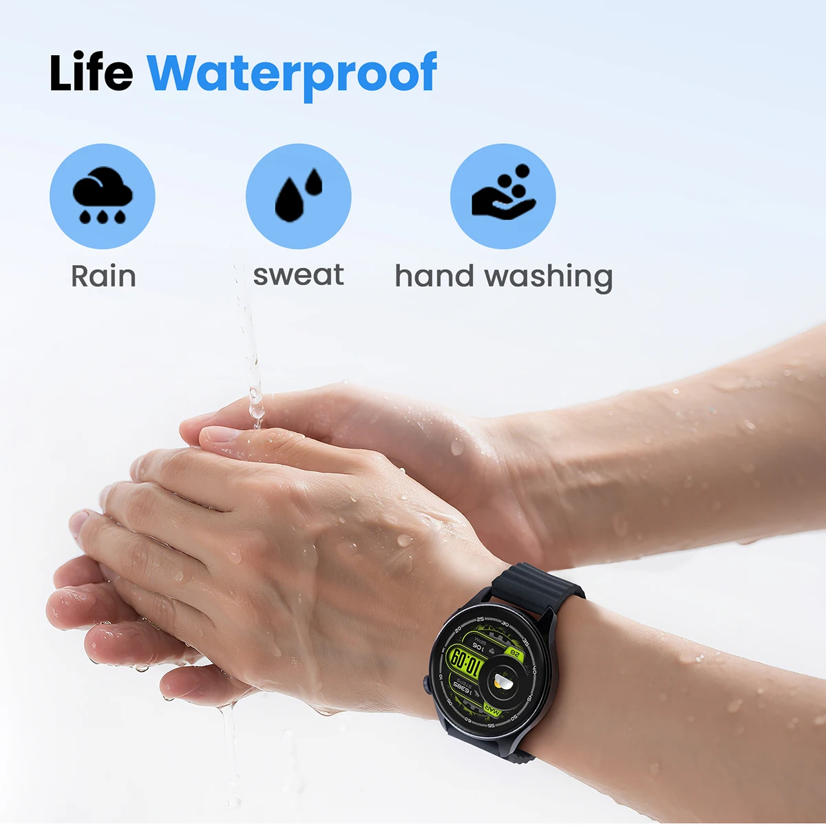 HAYLOU Watch 4S GPS Smartwatch 1.43” HD AMOLED Display 5 Satellite GPS Positioning 120+ Workout Modes Sport Fitness Smart Watch - Image 5
